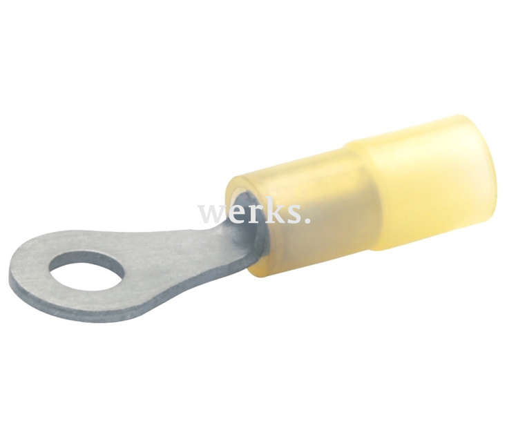 Наконечник кольцевой медный изолированный DIN 46237 4,0-6,0 мм² под болт М6,0 Klauke KLK6506 100 шт.