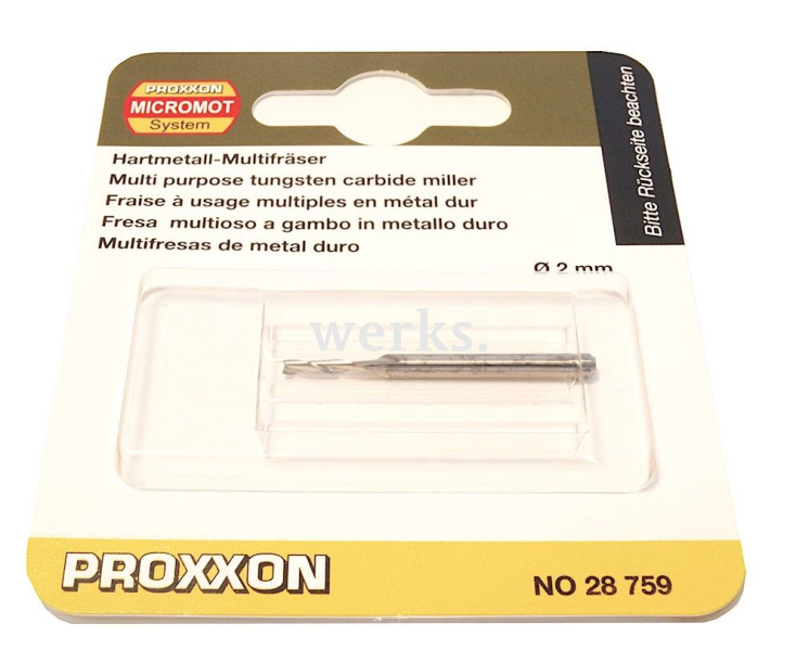 Фреза твердосплавная Ø2.0 мм Proxxon 28759