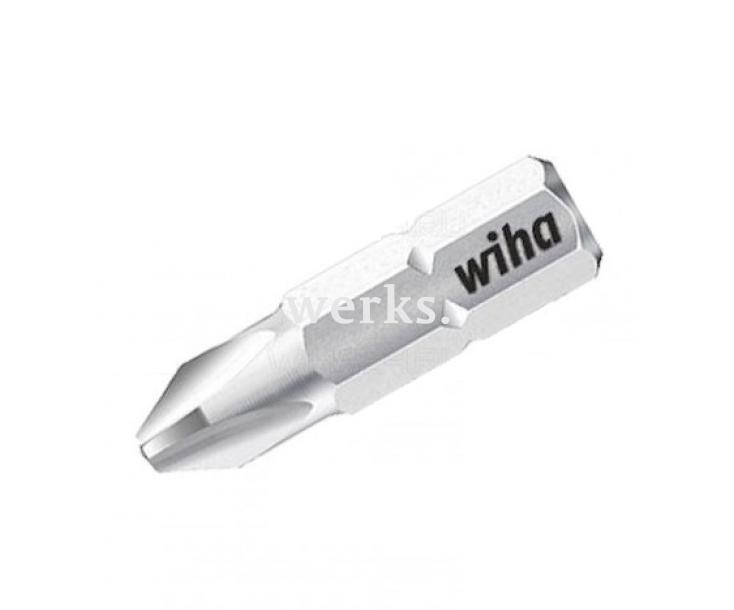 Бита Wiha Standard Phillips 7011ST 32651 PH3 крестовая из нержавеющей стали