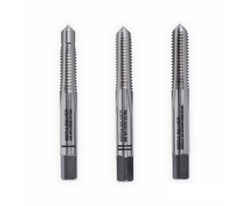 Метчики ручные HSSE-V3 DIN 352 6H М 6 набор (3 шт) для титановых сплавов GSR B09407190