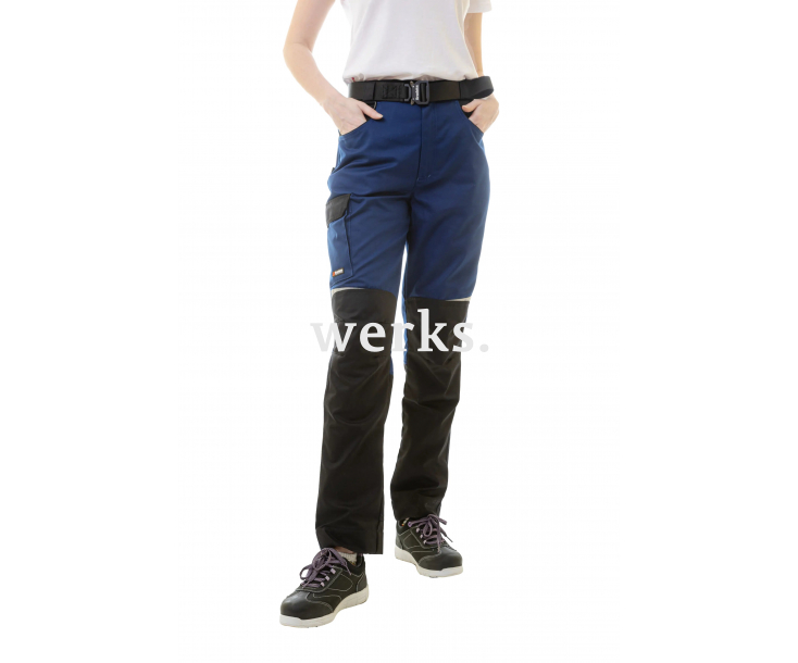 Женские рабочие брюки Brodeks KS328 синий/черный (46)