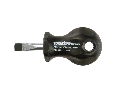 Короткая отвёртка 25 мм 49 25x6 Padre 4903560