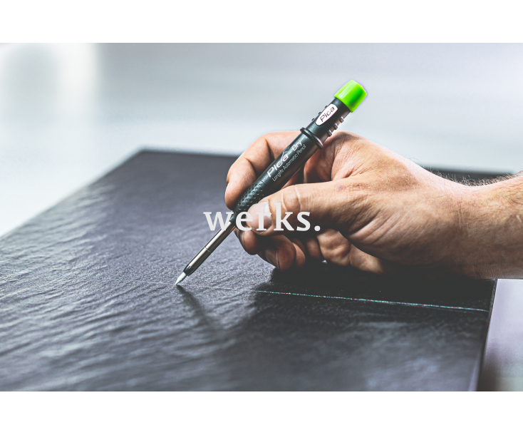 Набор для разметки с карандашом Pica-Dry и цветными грифелями Pica 30402 (3030+4020)