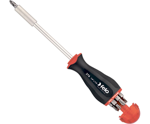 Отвертка-держатель с увеличенным магнитным держателем с битами Felo SL PH PZ TX 8 предметов 37604405