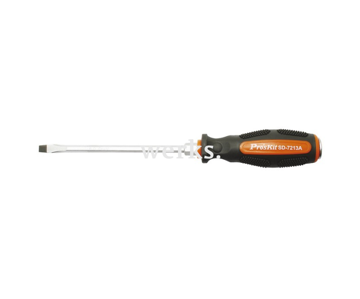 Отвертка шлицевая ударная ProsKit SD-7213A 6.0x150