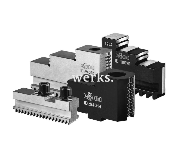 Наружная губка DB, размер 80/85, комплект из 3 кулачков, DIN 6350, ступенчатая внутрь, закаленная Röhm 110165