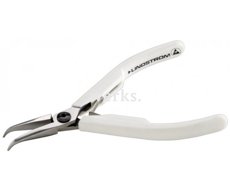 Плоскогубцы с длинными узкими загнутыми губками 129мм Lindstrom 7892