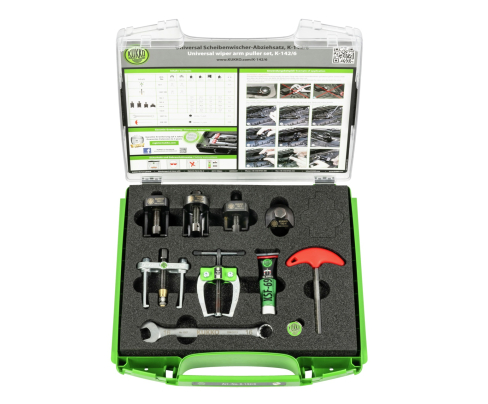 Универсальный набор для снятия поводков стеклоочистителя KUKKO K-142/6