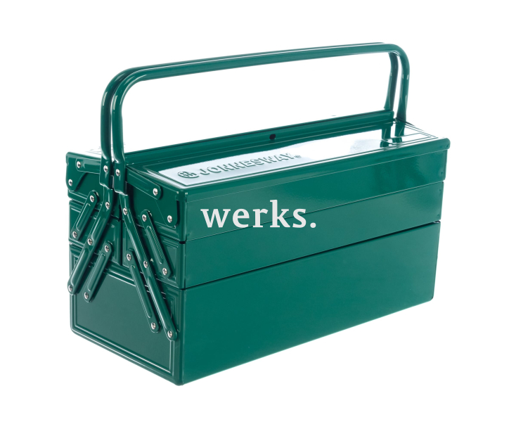 Ящик для инструментов трехполочный портативный 470*220*350 мм Jonnesway C-3DH2