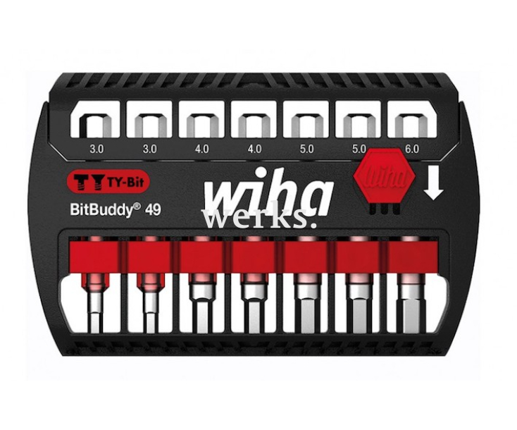 Набор с битами BitBuddy 49 TY бит HEX SB 7946-TY303 42114, 7 предметов