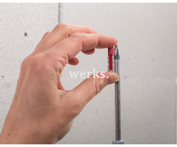 Отвертка Wiha SoftFinish Phillips ударная SB 534S5 41289 PH2 x 100 крестовая со шкалой и дюбелями в блистере