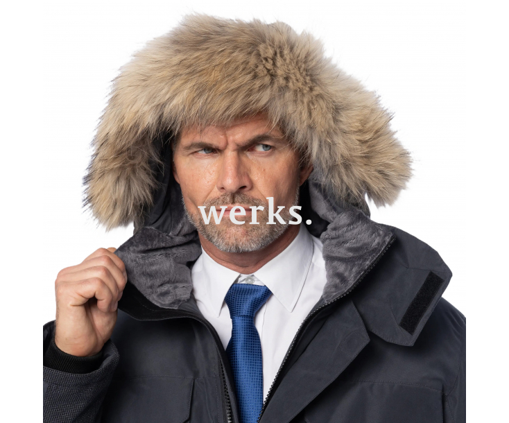 Зимняя пуховая куртка-парка Brodeks KW233 т.серый (XXXL)