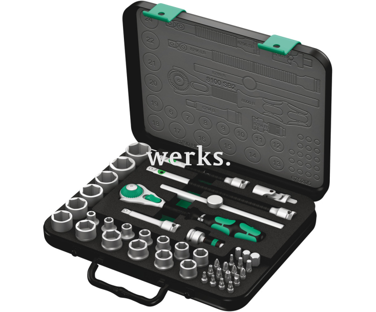 8100 SB 2 набор трещоток Zyklop Speed, 3/8 Wera WE-003594