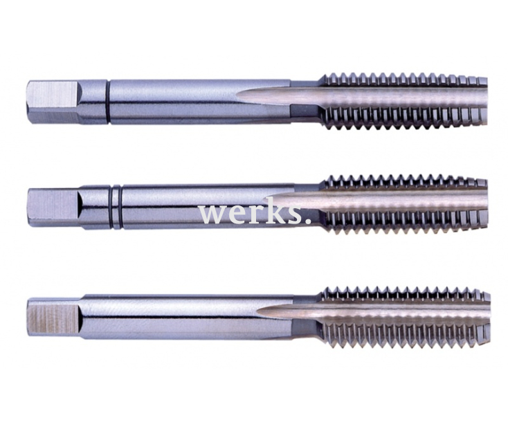 Набор ручных метчиков Eventus M6 DIN 352 Exact GQ-10016 квадратный хвостовик 4,9 мм 3 предмета