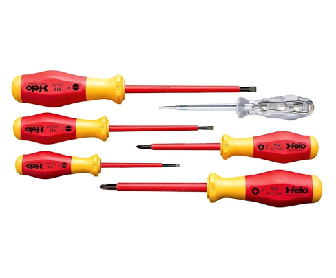 Набор отверток SL PH Felo VDE с пробником 6 предметов 91396198