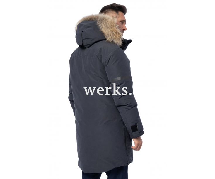 Зимняя пуховая куртка-парка Brodeks KW233 т.серый (L)