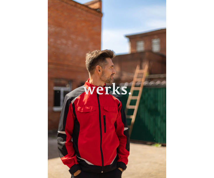 Летняя куртка Brodeks KS 202 красный/черный (L)