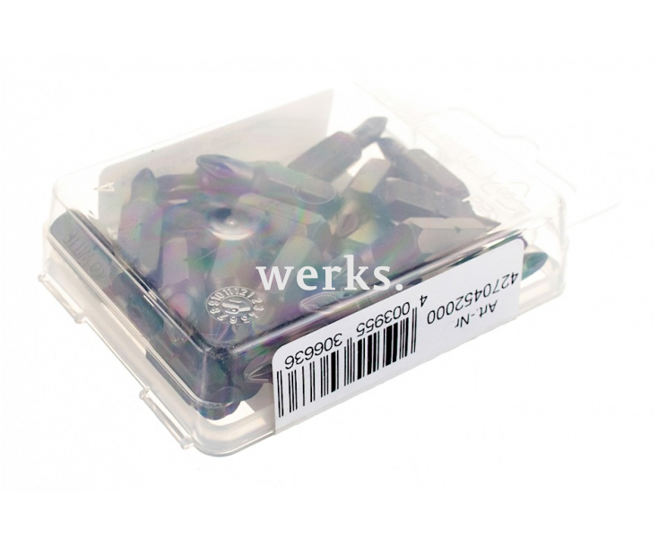 Набор крестовых бит Phillips PH3х25 мм Witte 427022200 15 шт.