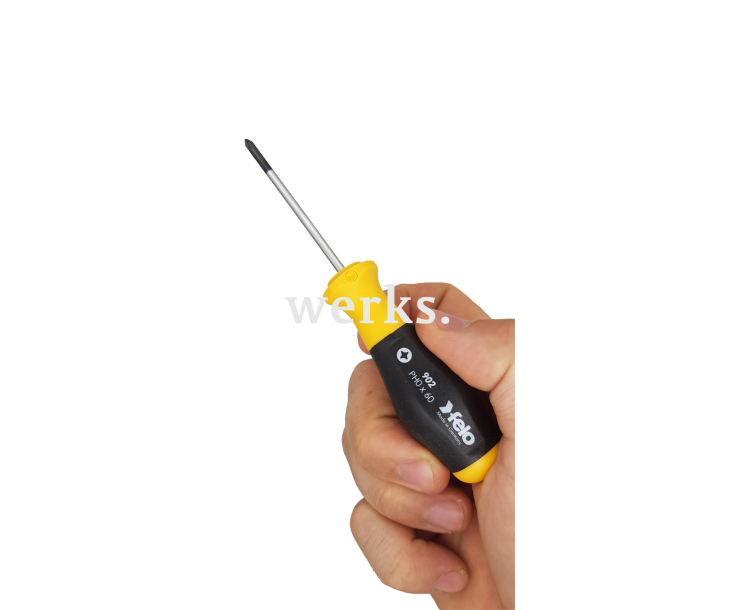 Отвертка Felo серия 900 PH0 x 60 Phillips крестовая 90200110