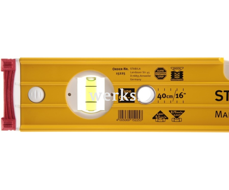 Уровень строительный тип 96-2 Stabila 15231 200 см