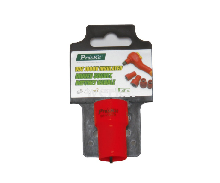 Торцовая головка изолированная 3/8" 17 мм Proskit SK-V317B