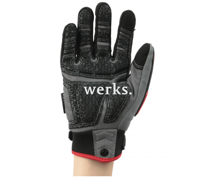 Перчатки рабочие Brodeks G-63i Серый/Черный/Красный (9)