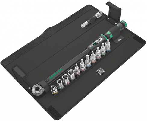 Набор торцевых головок с динамометрическим ключом Wera Click-Torque C 3 Set 1 WE-075680