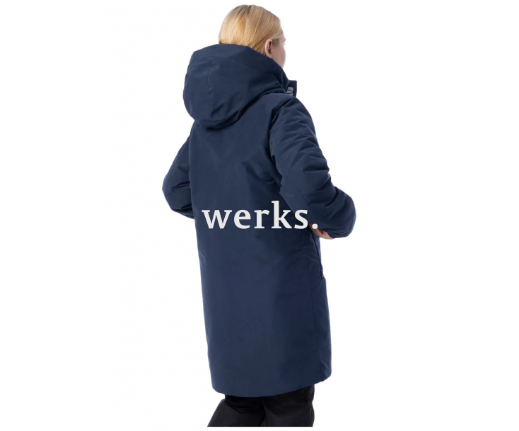 Женская зимняя куртка-парка Brodeks KW 258 синий (XXL)