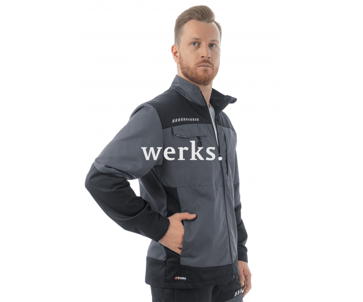 Летняя куртка Brodeks KS 234 серый/черный (XS)