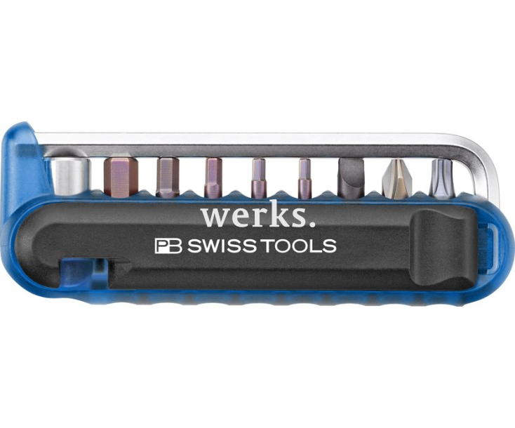 Набор сменных бит SL PH TX HEX формы C6,3 PB Swiss Tools PB 470.Blue 10 шт. 0.8 x 5.5