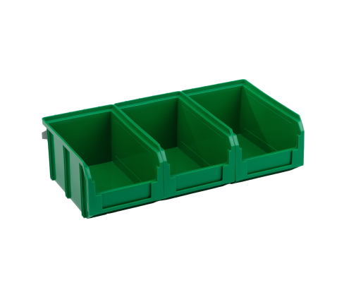 Органайзер настенный Стелла-техник V-2-440-зеленый , 3 ящика V-2