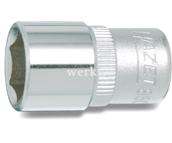 Торцовая головка шестигранная HEX Nut 12 мм 1/4" Hazet 850-12