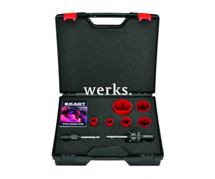 Набор биметаллических коронок Exact GQ-06083 8 предметов