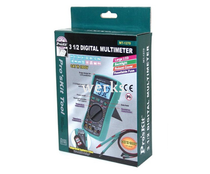 Мультиметр цифровой ProsKit MT-1270