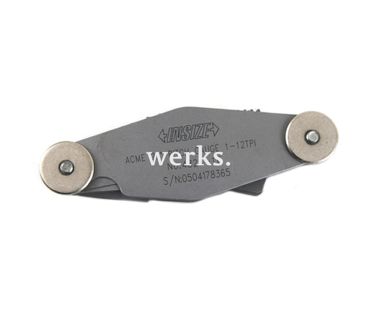 Резьбомер трапецеидальный Insize 00-00054437