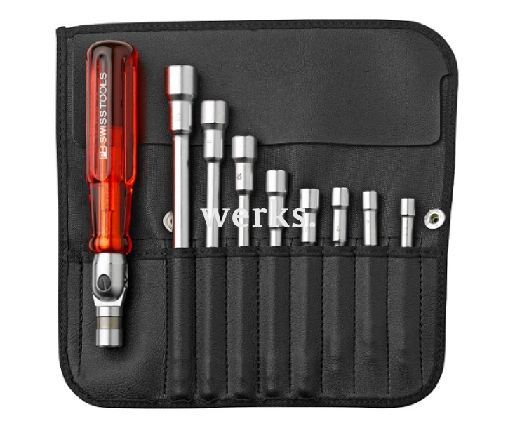 Набор с комбинированными жалами-торцовыми ключами HEX Nut серии PB 225 PB Swiss Tools PB 226 9 пр.