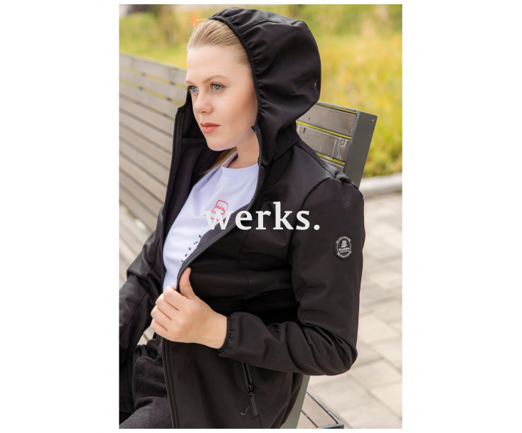 Женская куртка софтшелл Brodeks KS248 черный(S) (S)