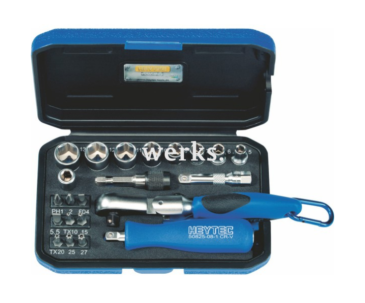 Набор торцовых головок 1/4" 50829-3017 Heyco (HEYTEC) HE-50829301783 22 предмета