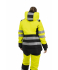 Зимняя женская сигнальная куртка Brodeks KW230 желтый/черный (XS)