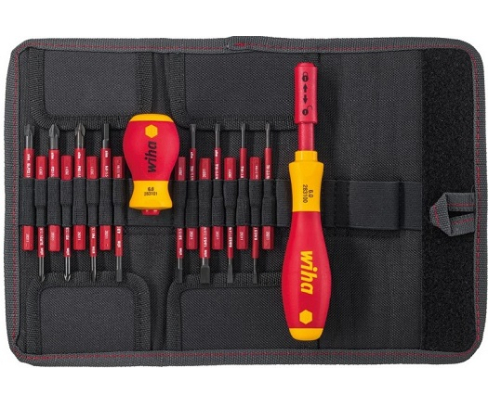 Профессиональный набор инструментов для электриков Wiha 2831 T18 41231, 18 предметов