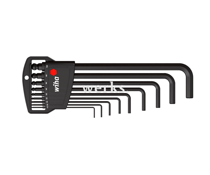 Набор шестигранных штифтовых ключей Wiha Classic SB 369 H9B 03992 9 пр. блистер