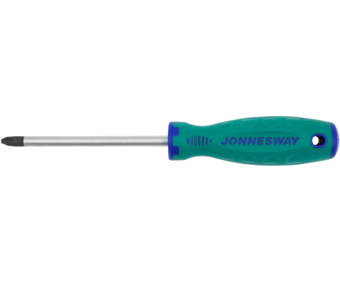 Отвертка крестовая Phillips PH3 x 125 Jonnesway ANTI-SLIP GRIP D71P3125