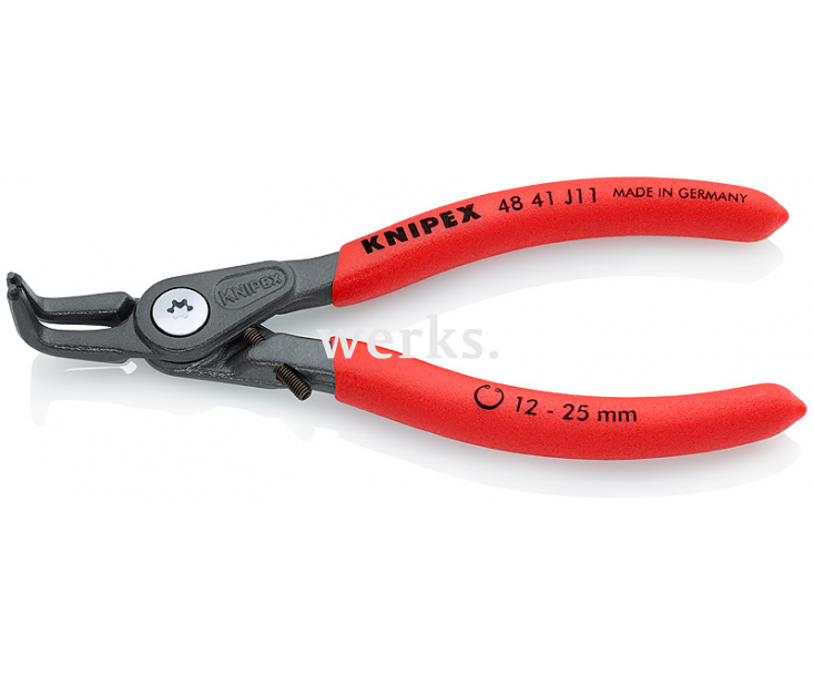 Прецизионные щипцы для внутренних стопорных колец в отверстиях Knipex KN-4841J11