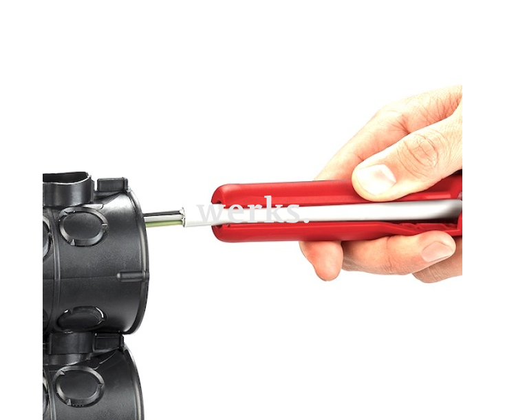 Инструмент для глубокой зачистки кабеля в труднодоступных местах Knipex KN-1680175SB