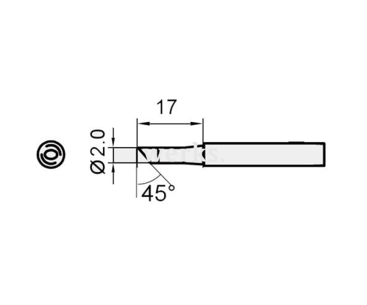 Жало для паяльника ProsKit 5SI-216N-2C