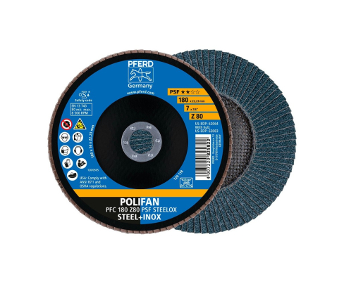 Круг шлифовальный Pferd PFC 180 Z 80 PSF STEELOX