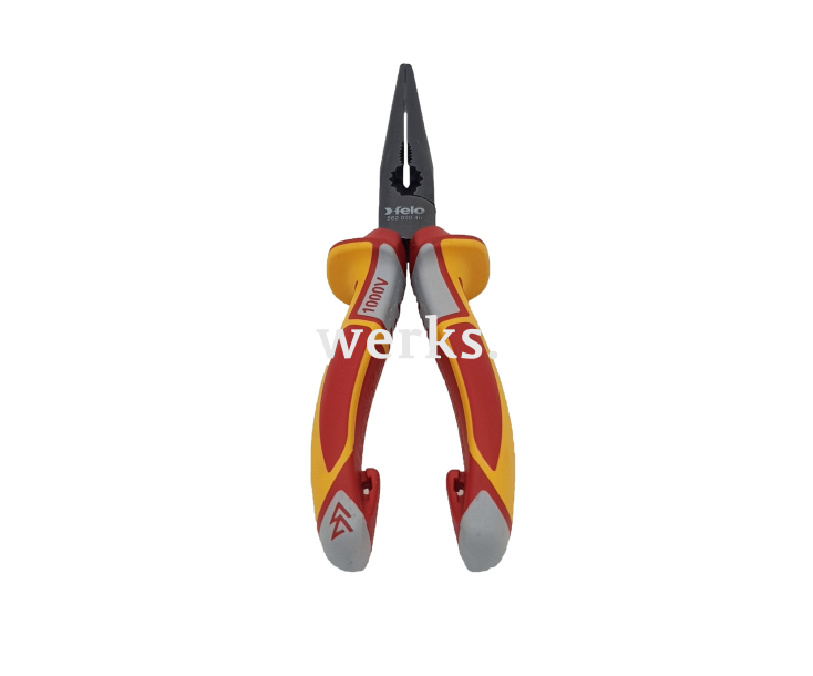 Длинногубцы прямые режущие VDE Felo 205 мм 58202040