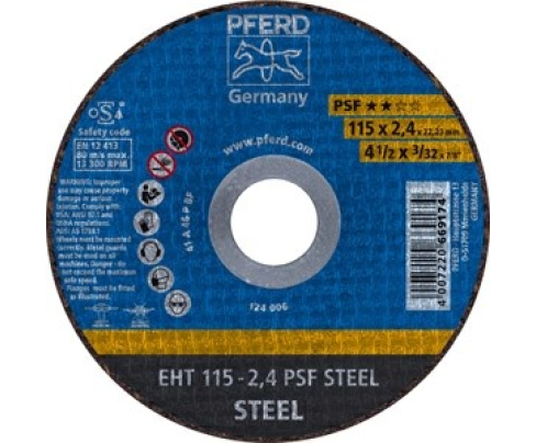 Круг отрезной Pferd EHT 115 - 2,4 PSF STEEL