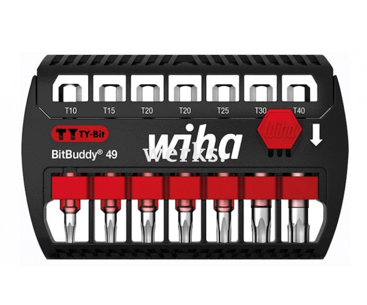 Набор с битами TY-Bit TORX Wiha BitBuddy 49 SB 7946-TY505 42115, 7 предметов