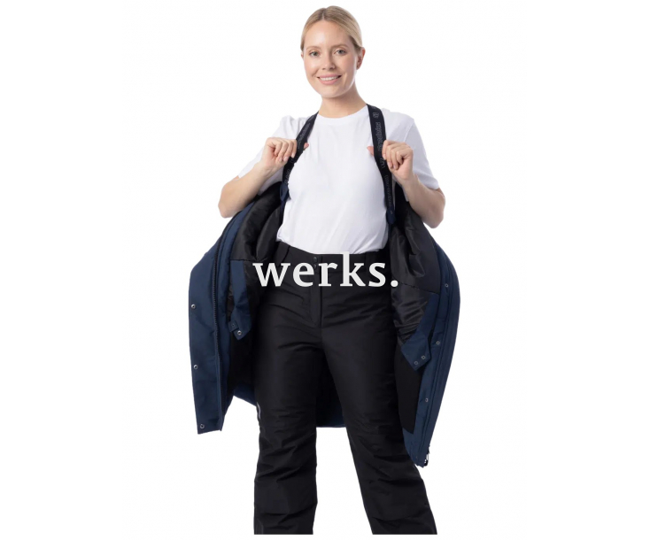 Женская зимняя куртка-парка Brodeks KW 258 синий (XL)